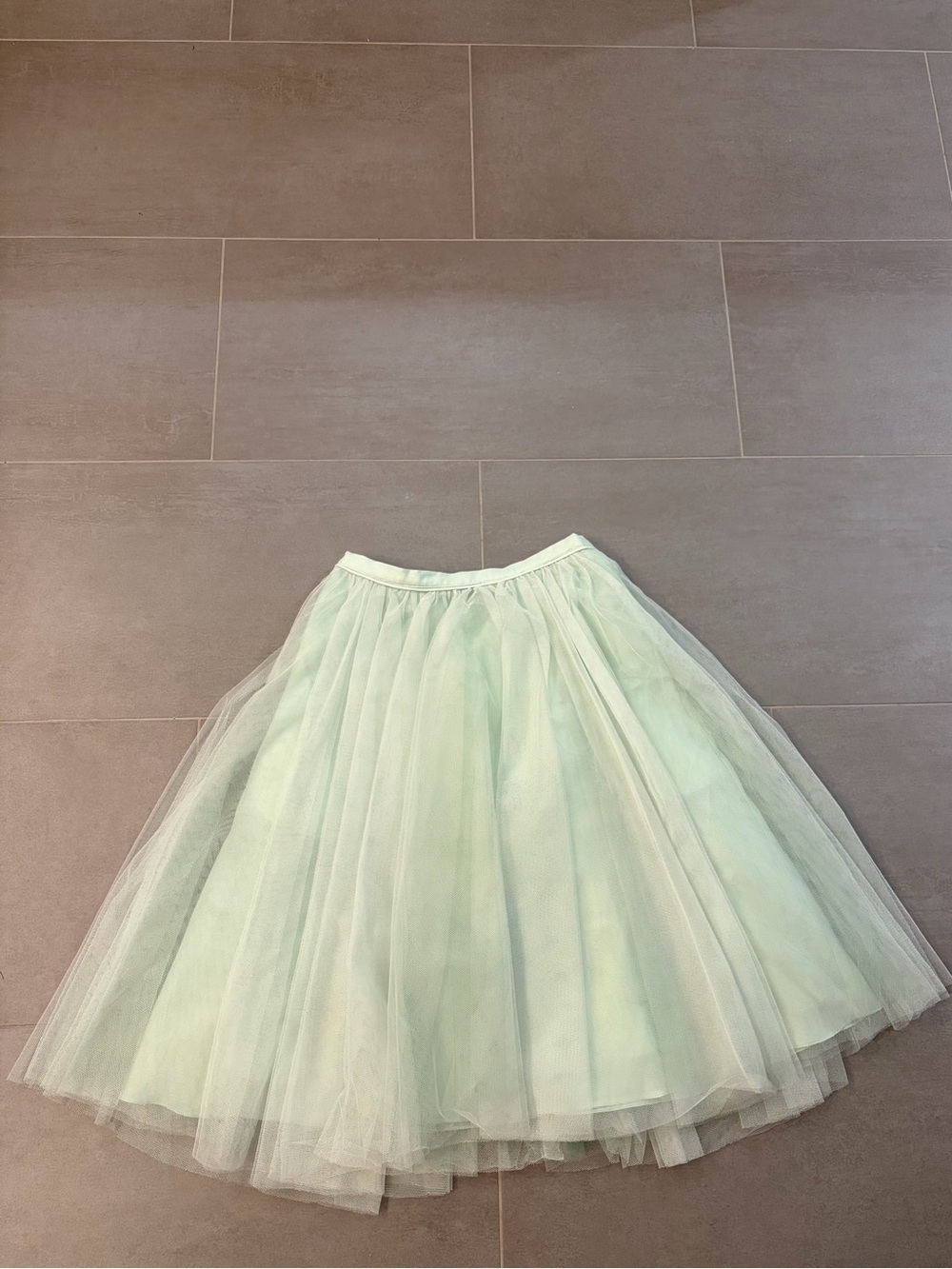 Jenny Yoo Mint Green Tulle Skirt for Kids